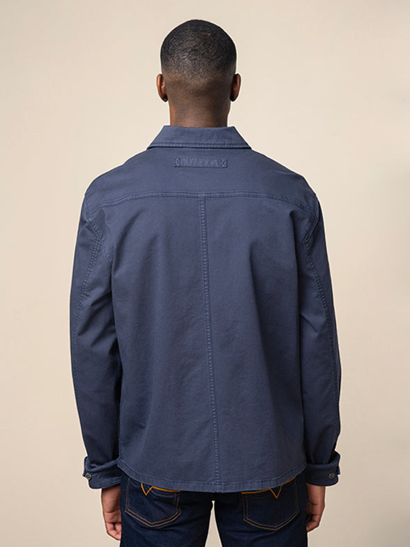 Cotton Harrington Jacket in Navy