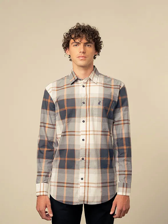 Easy Care Shirt in Large Check