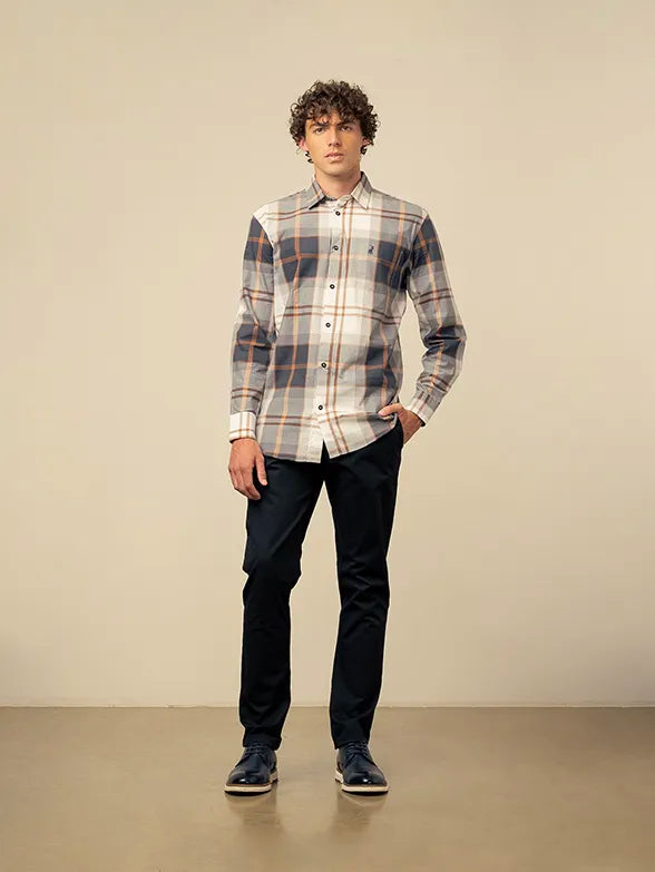 Easy Care Shirt in Large Check