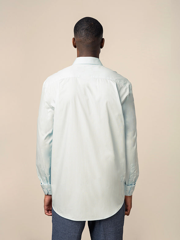 Finley Pocket Work Shirt in Light Blue