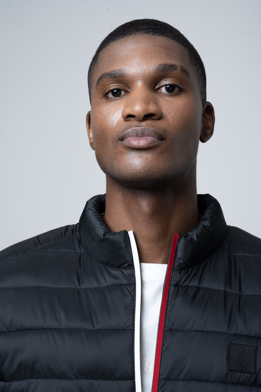 Rocky Puffer Jacket in Black