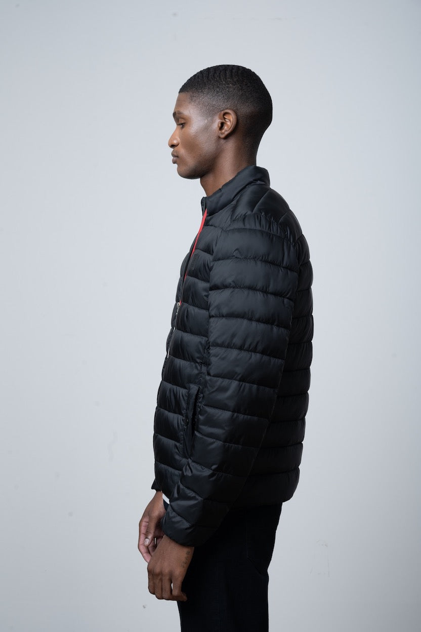 Rocky Puffer Jacket in Black