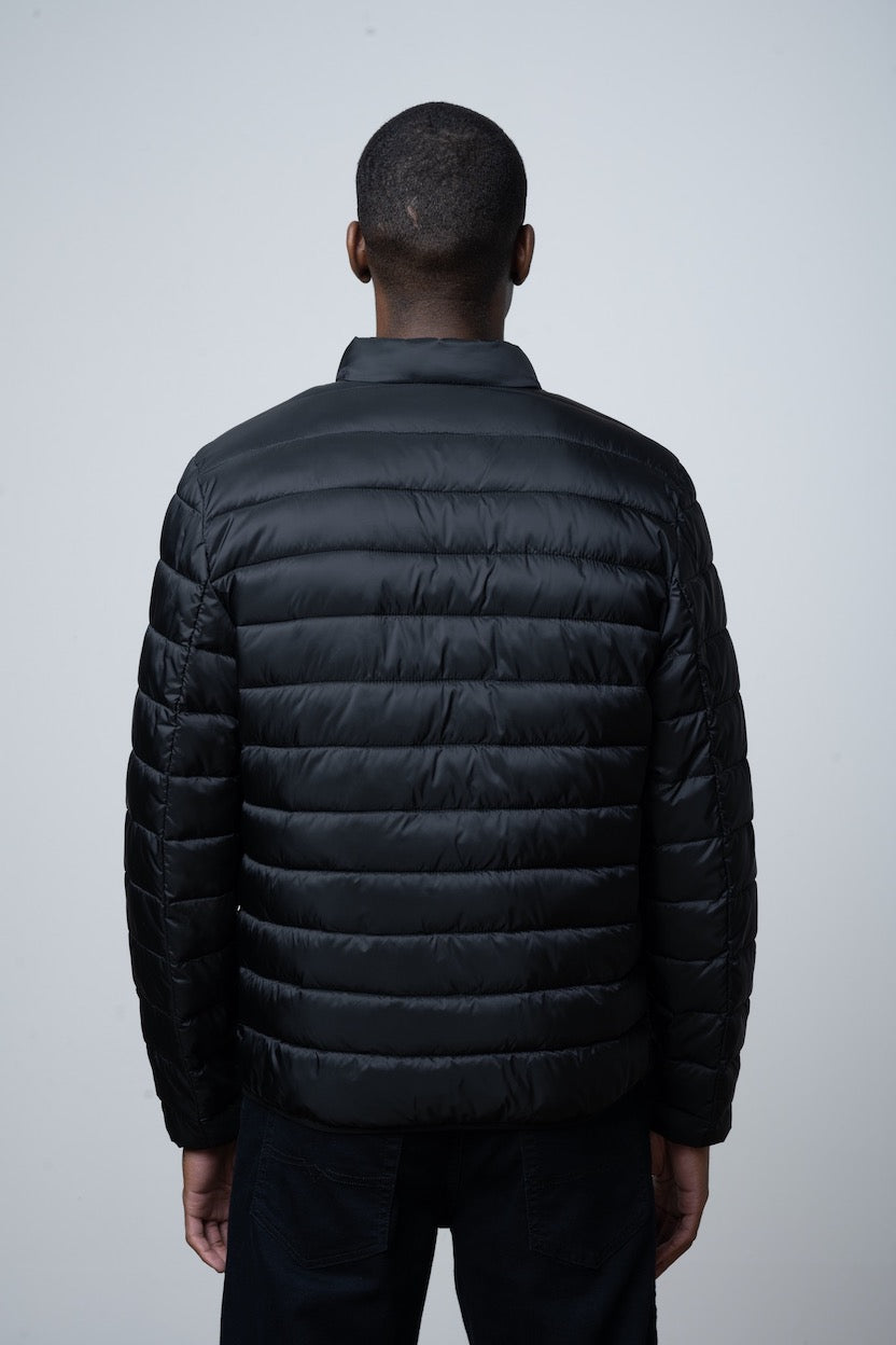 Rocky Puffer Jacket in Black