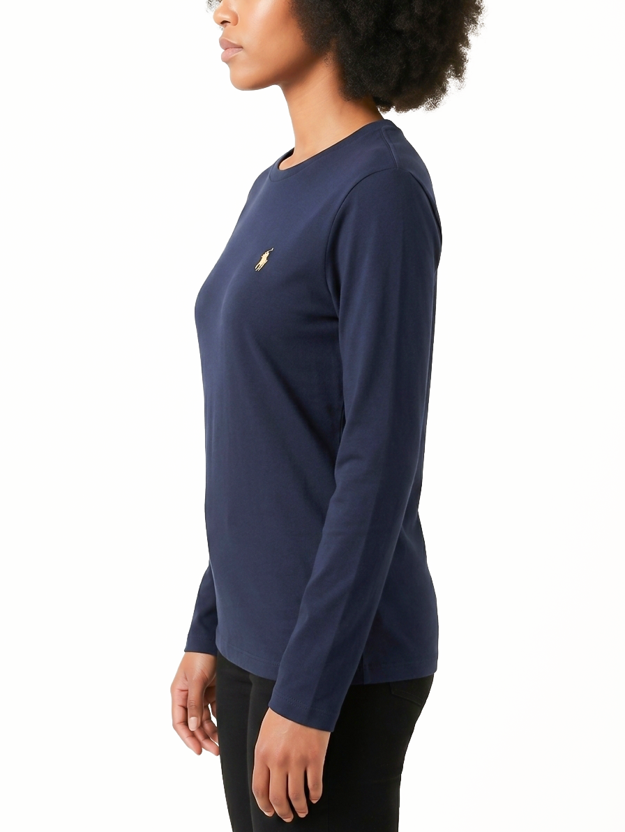 Alice Long Sleeve Tee in Navy