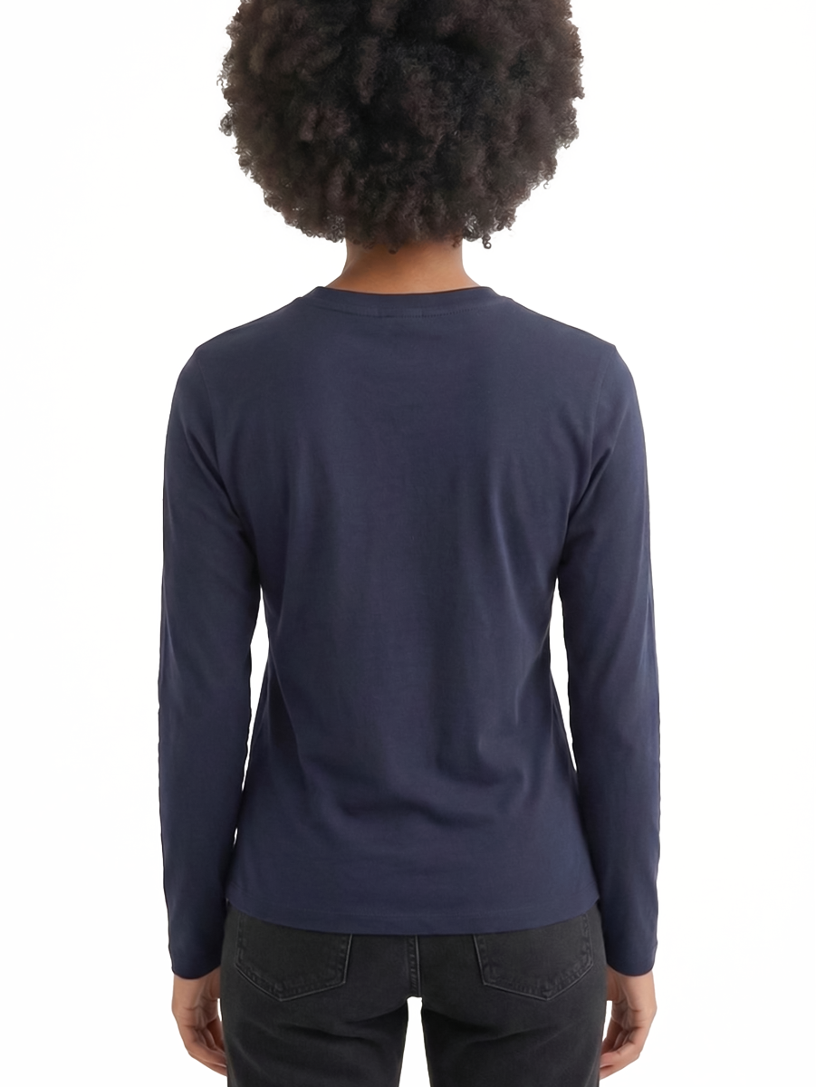 Alice Long Sleeve Tee in Navy