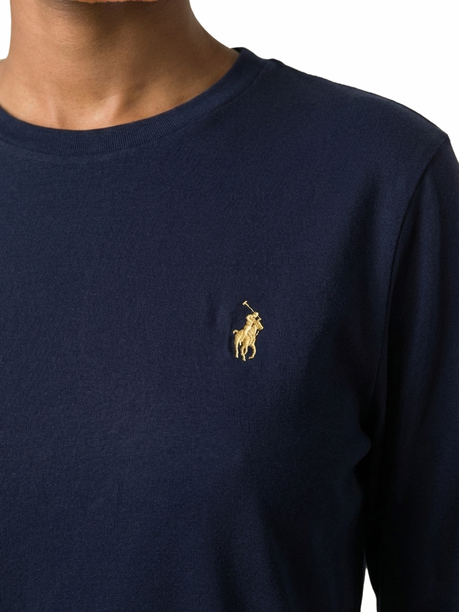 Alice Long Sleeve Tee in Navy