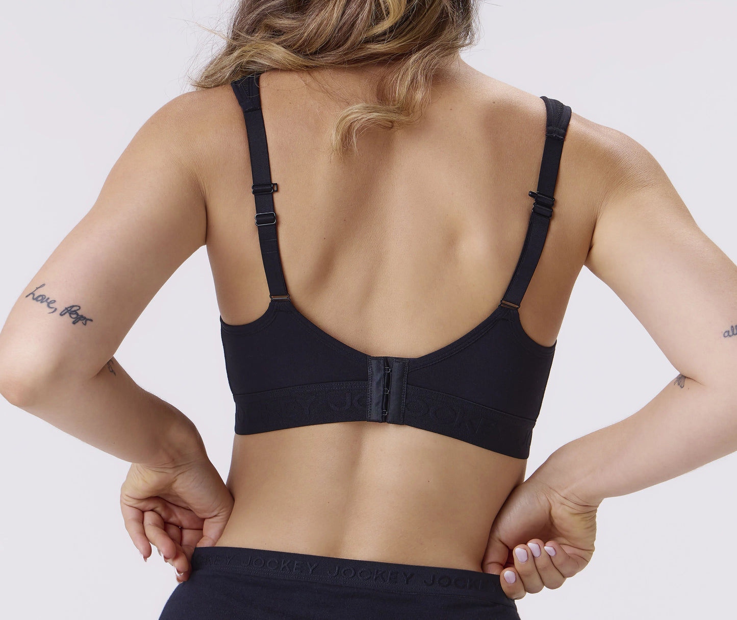 Racerback Comfort Bra in Black