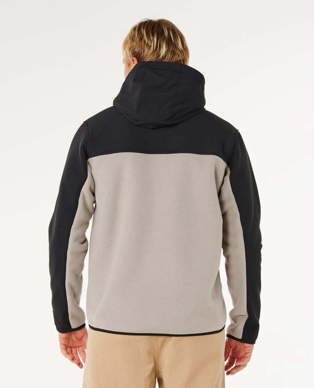 Anti Series Search Zip Fleece in Stone