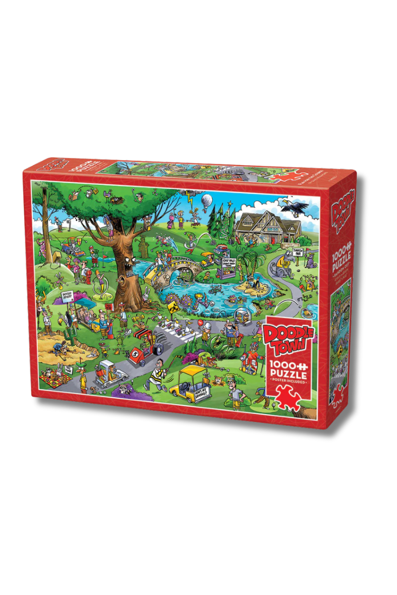 'Doodletown: Par for the Course' 1000 Piece Puzzle