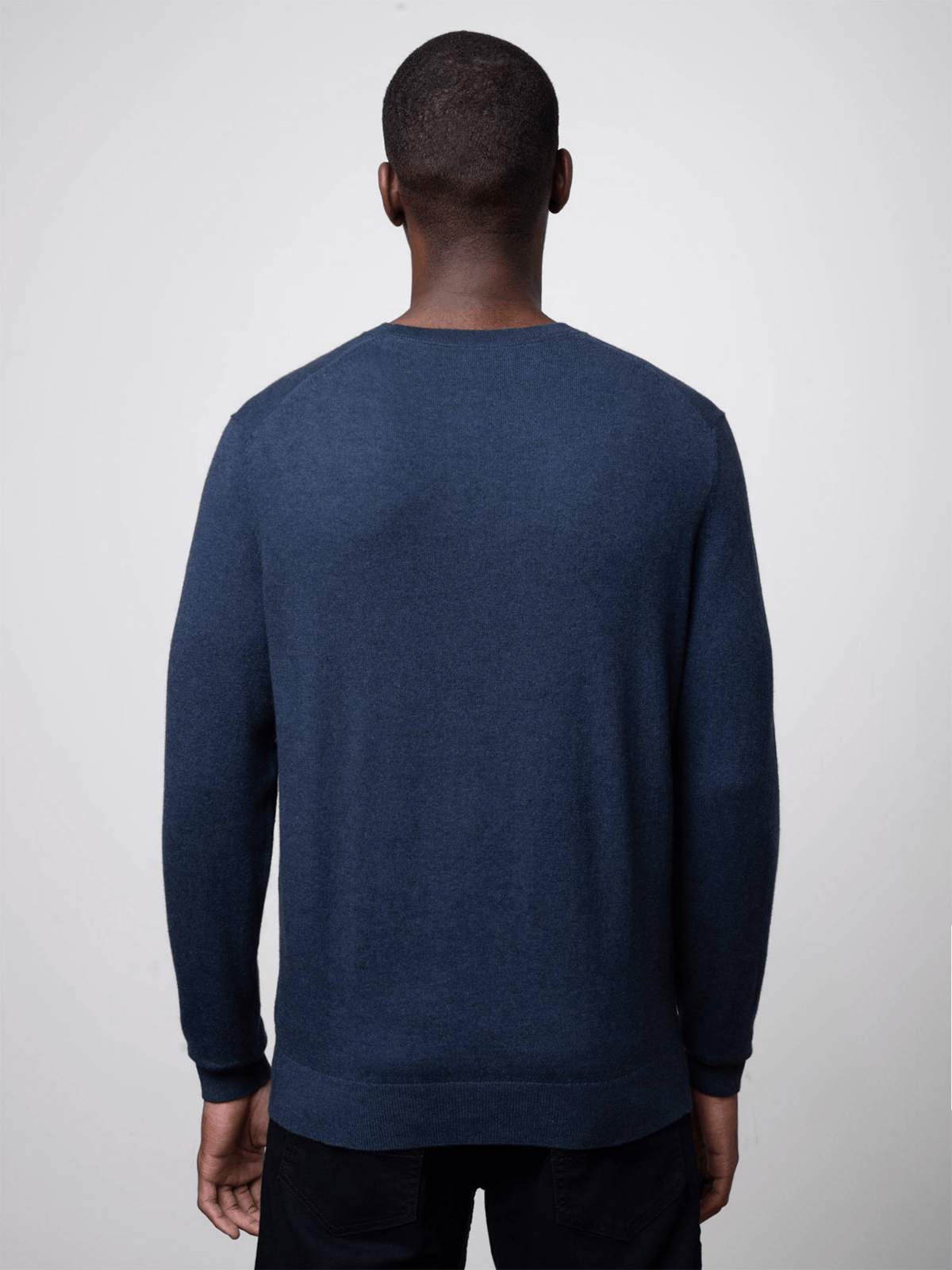Premium Merino LS Knit in Navy