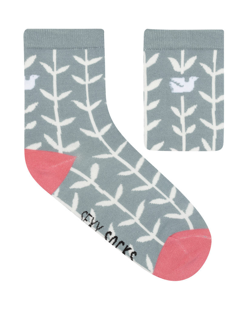 Skinny laMinx Bamboo Orla Wedgewood Socks