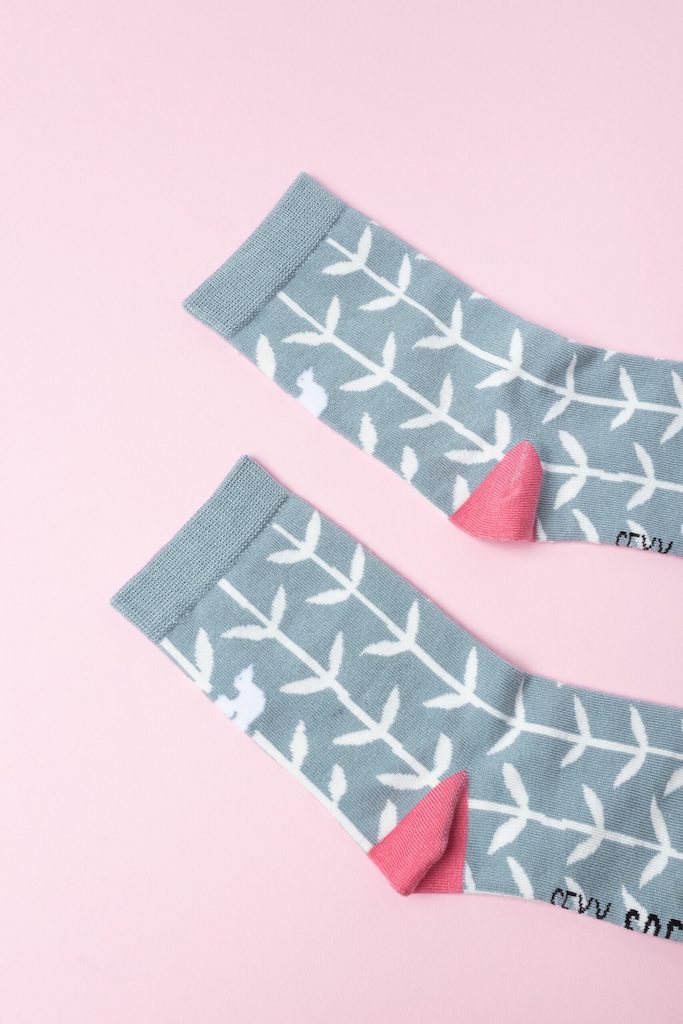 Skinny laMinx Bamboo Orla Wedgewood Socks