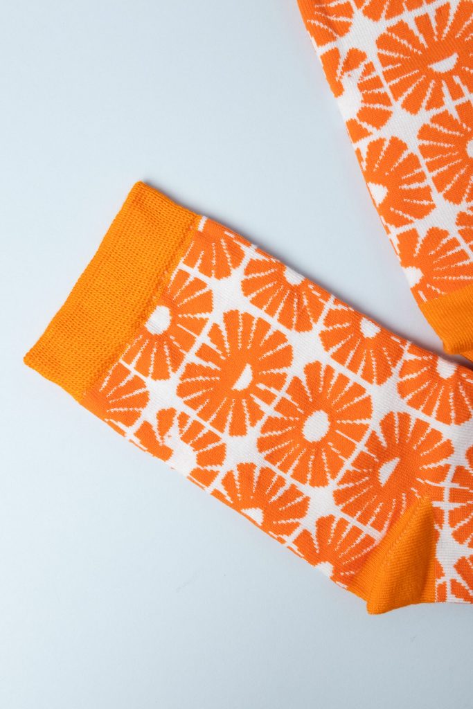 Skinny laMinx Bamboo Sunshine Persimmon Socks