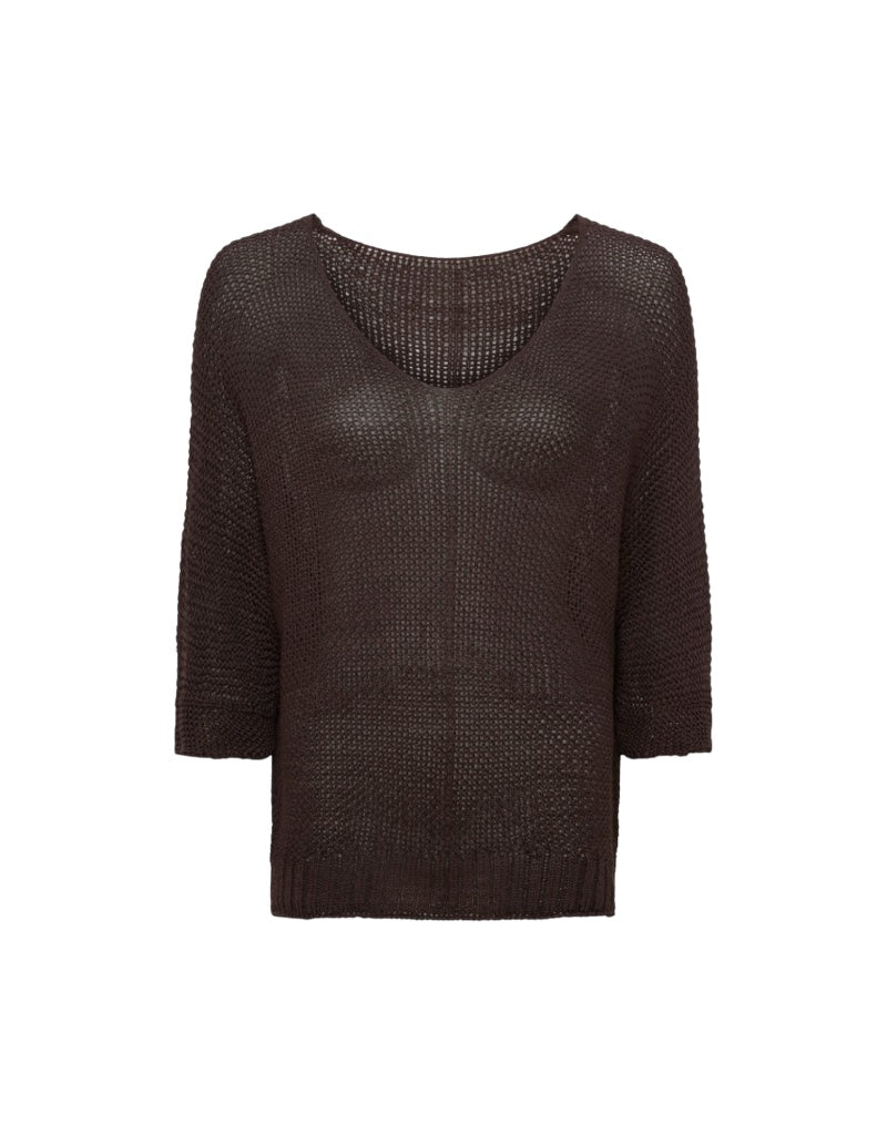 Betina Knit in Brown