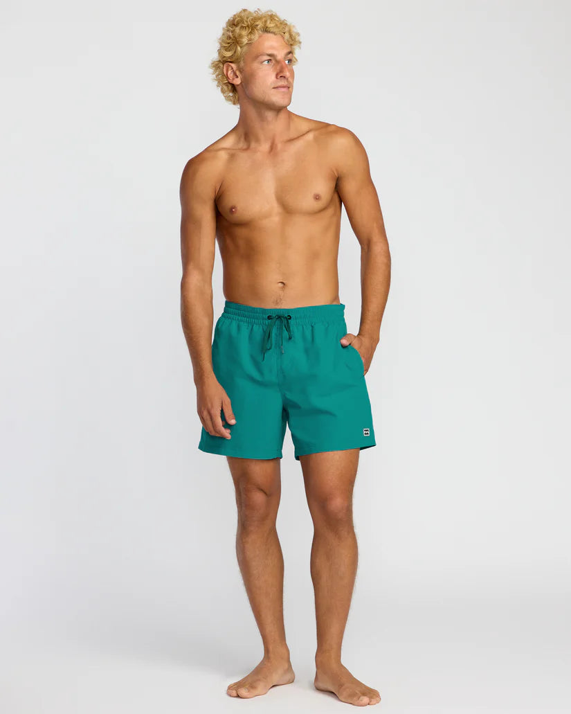 All Day Layback Volley Short in Real Teal