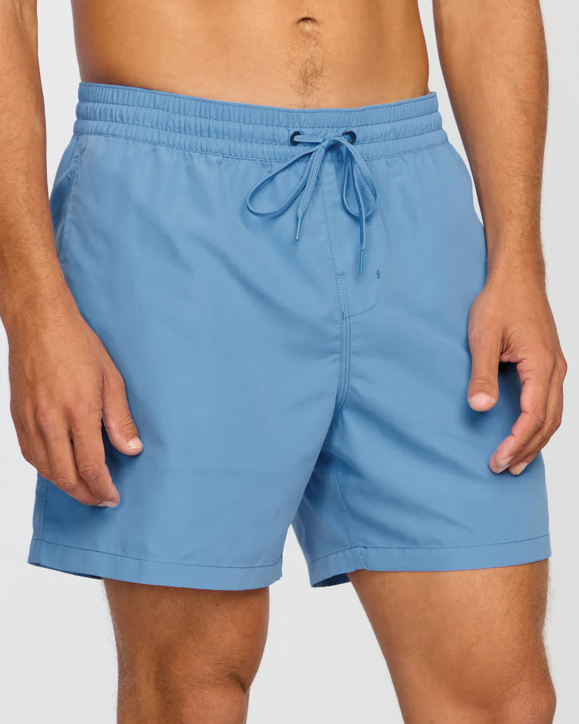 All Day Layback Volley Short in Sky Blue