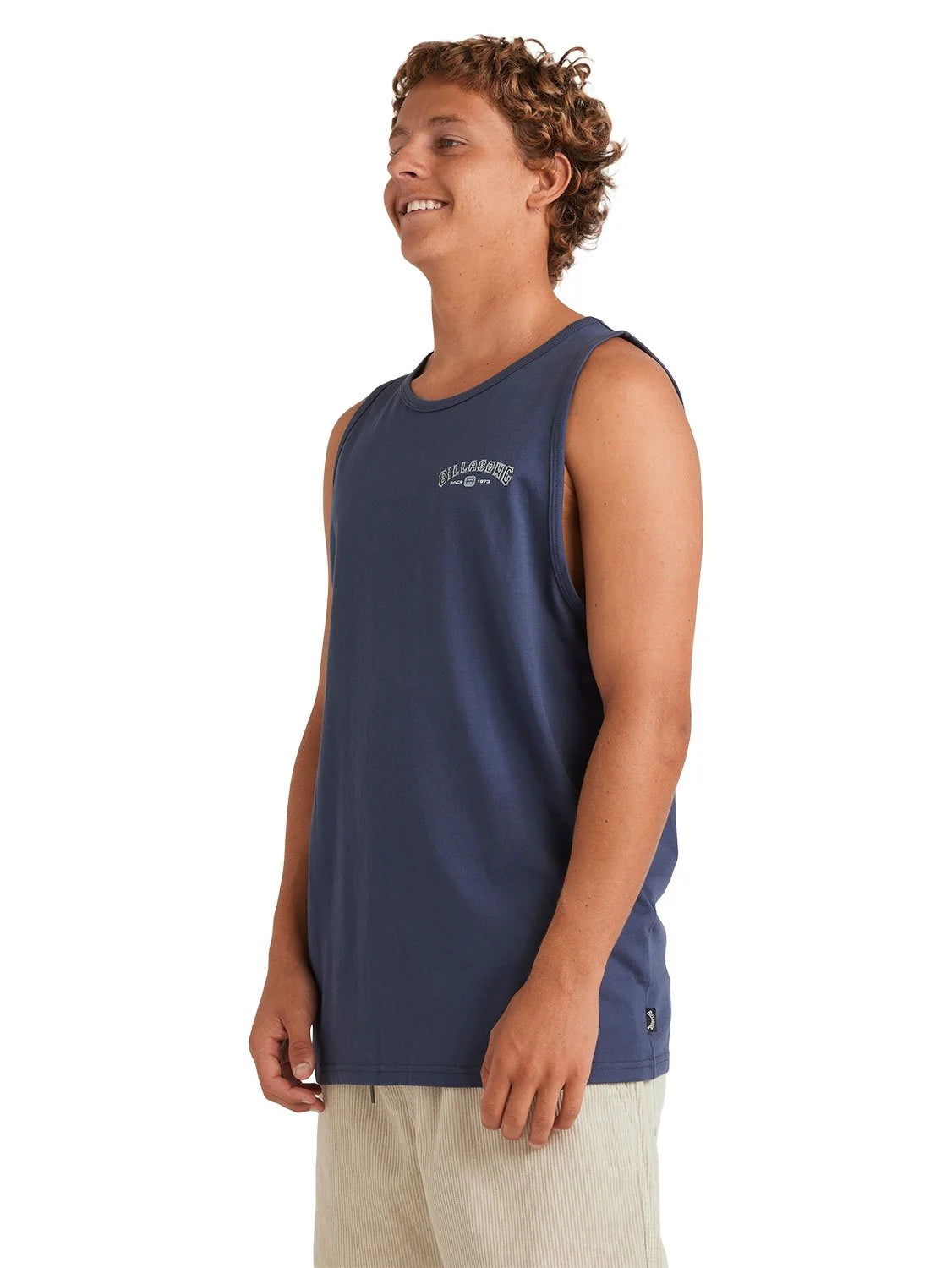 Bracket Arch Tank Top in Dark Navy
