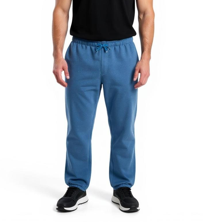 Soft Winter Track Pants in Teal