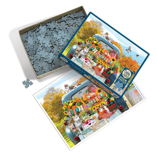 500 Piece Puzzle - Country Truck in Autumn