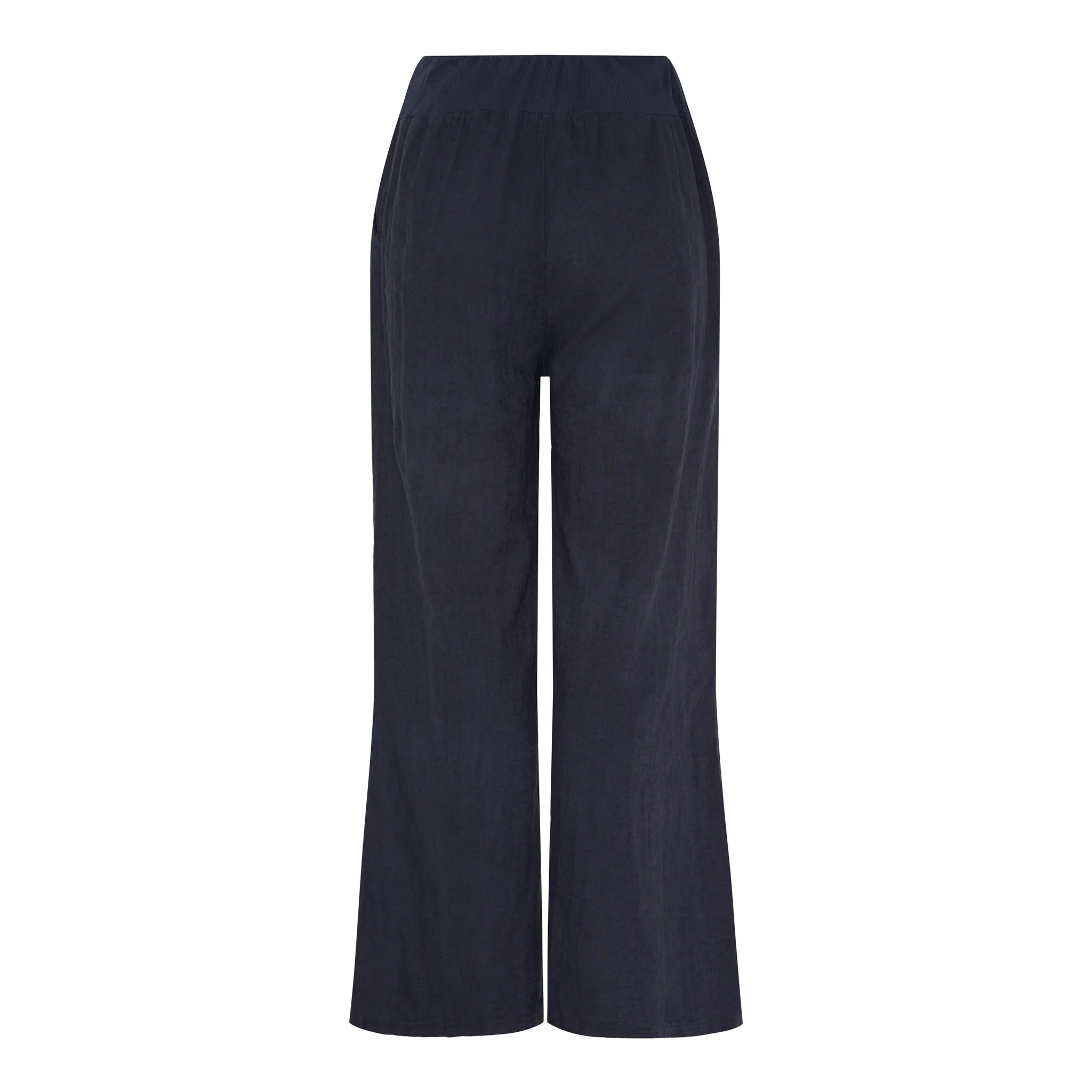 Anette Linen Pants in Navy