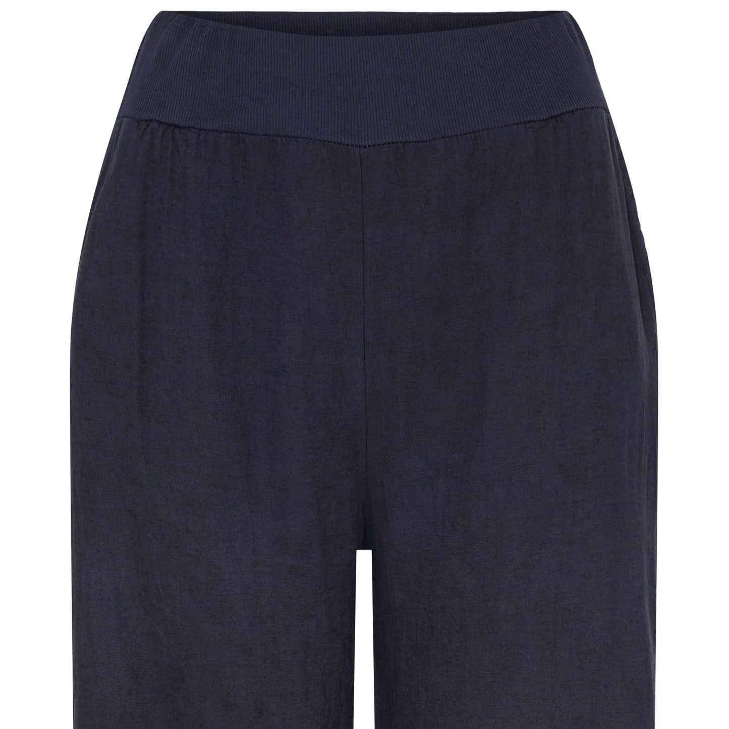 Anette Linen Pants in Navy