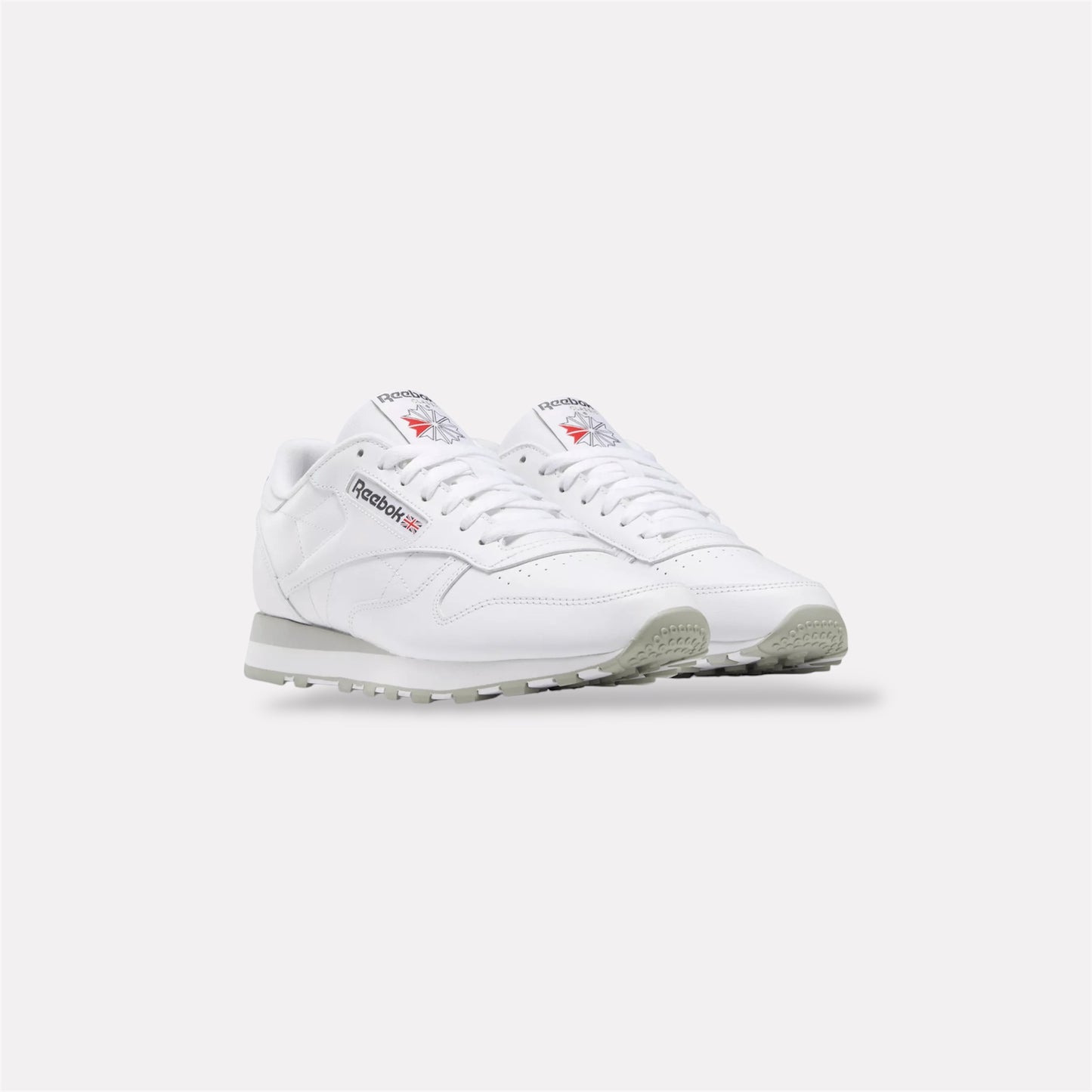 Classic Leather Unisex Sneaker in White / Pure Grey