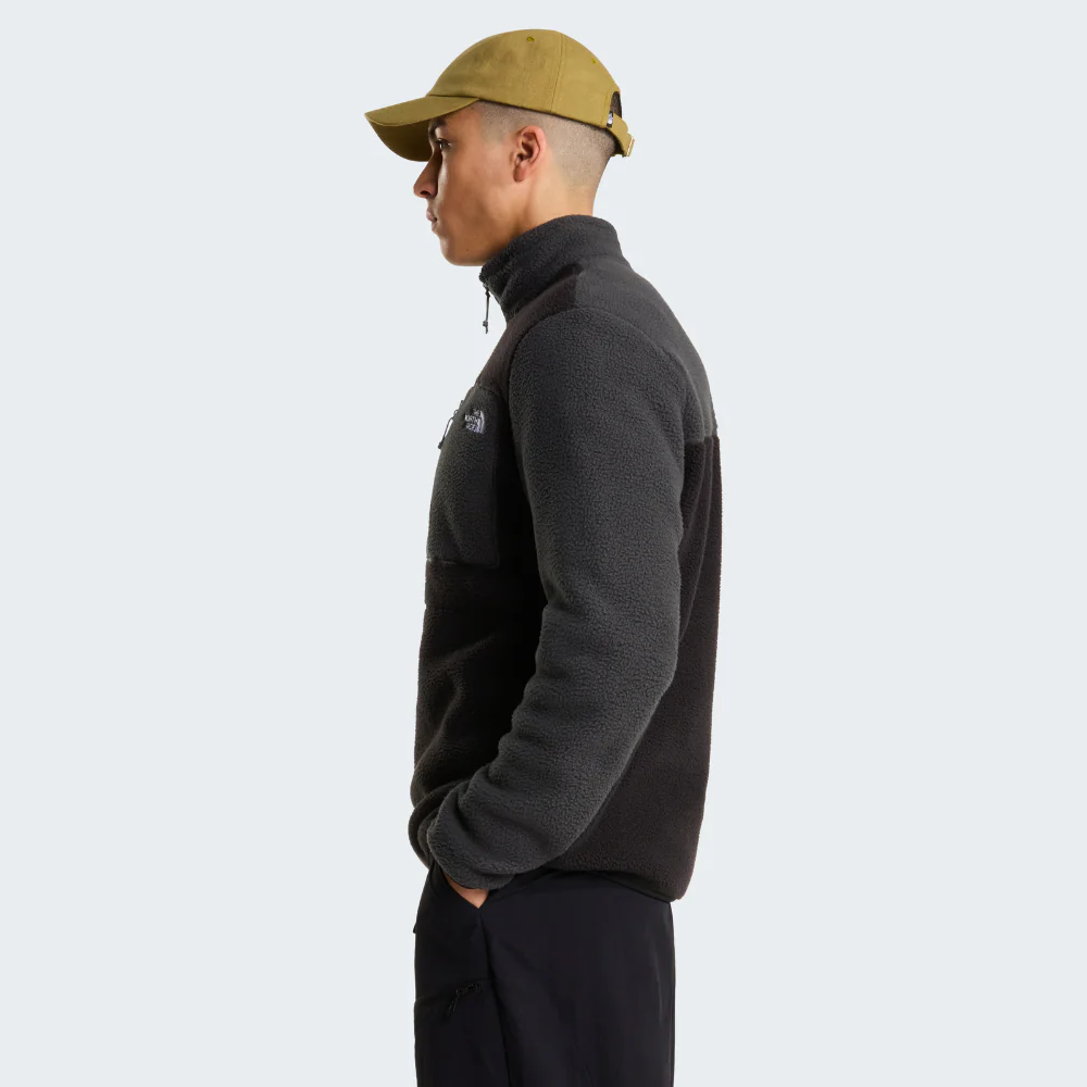 Yumiori 1/4 Zip Fleece Jacket in TNF Black / Monument Grey & Asphalt