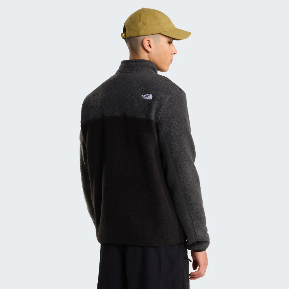 Yumiori 1/4 Zip Fleece Jacket in TNF Black / Monument Grey & Asphalt
