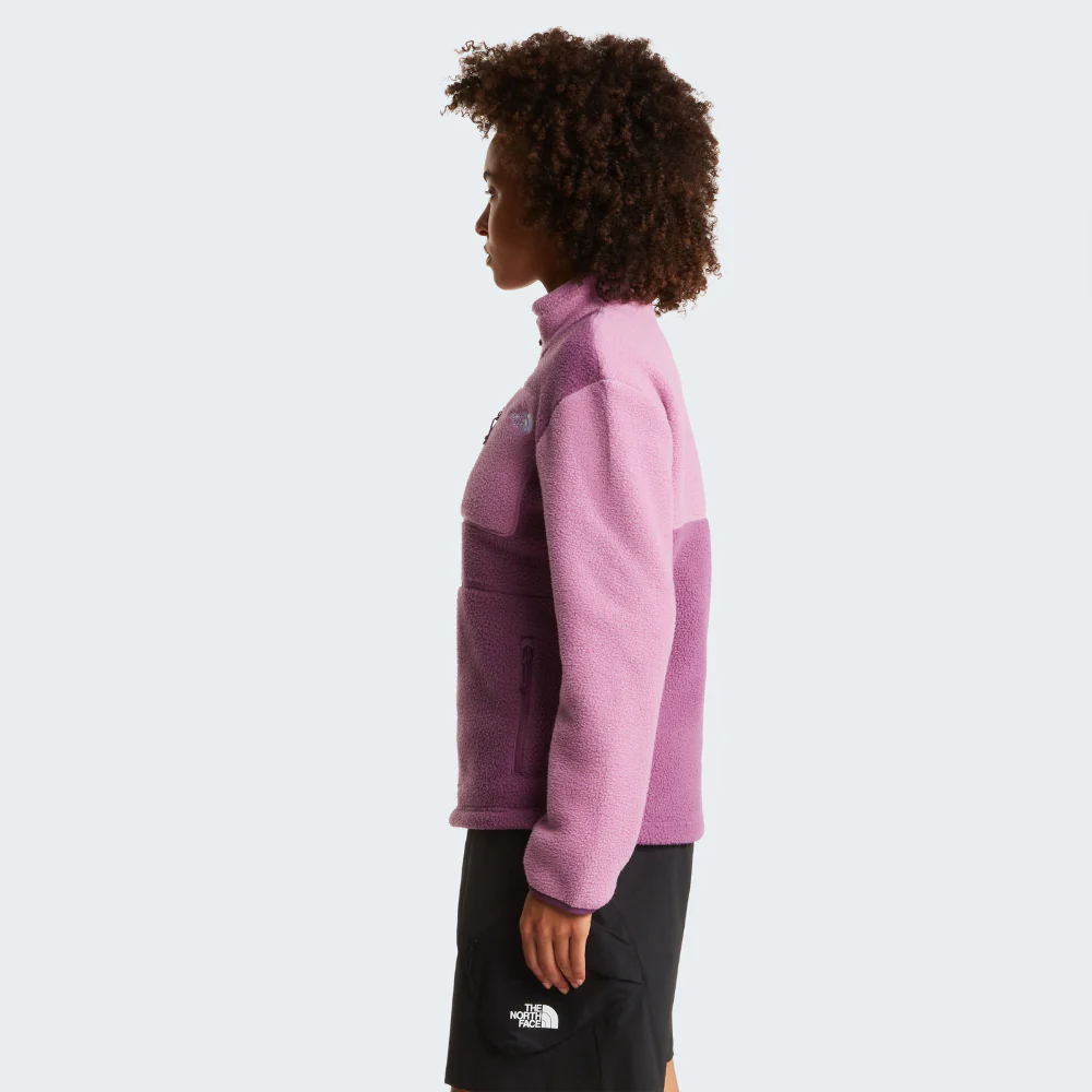 Yumiori Full Zip Fleece Jacket in Chroma Purple / Hushed Lavender