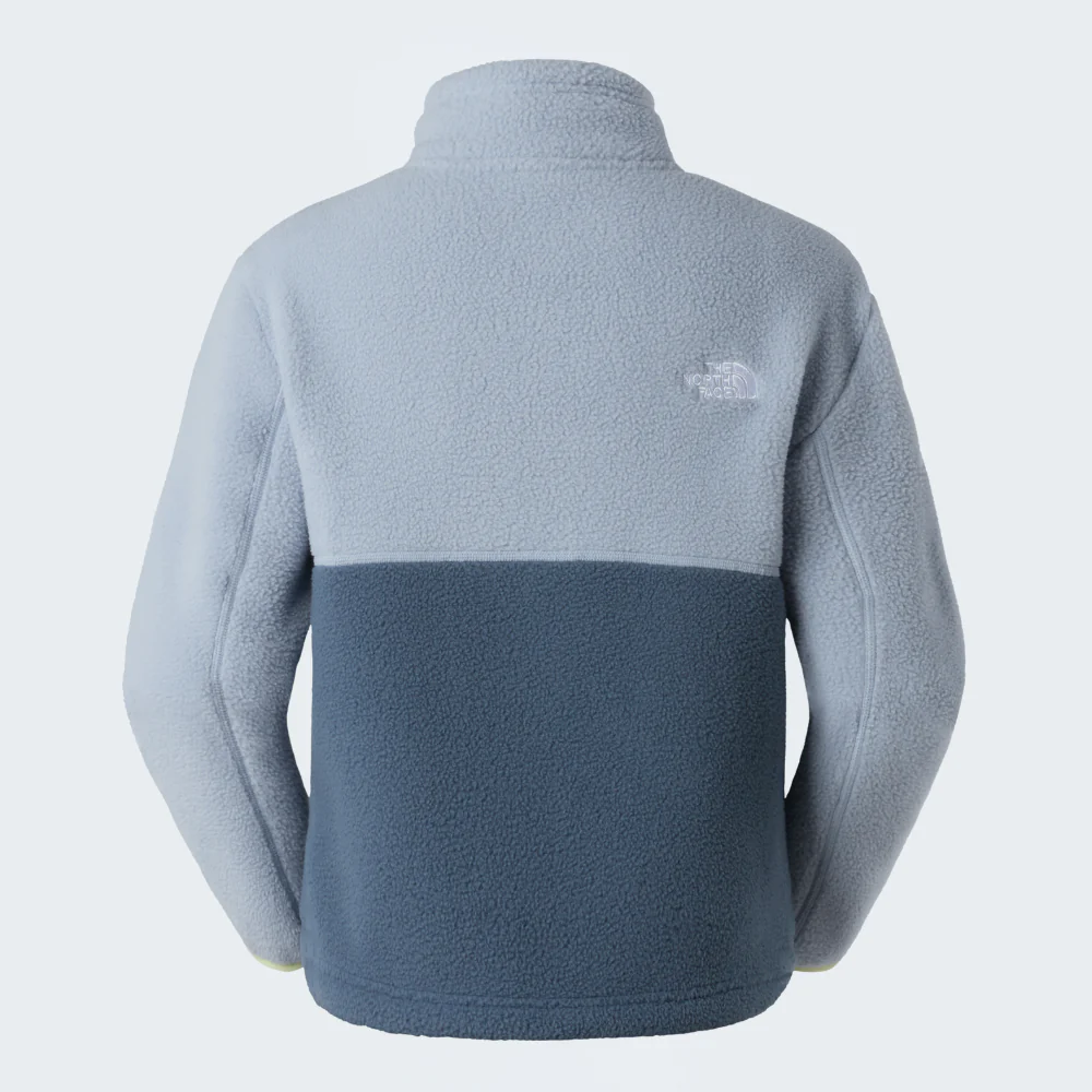 Yumiori 1/4 Zip Fleece Jacket in Granite / Frost Grey & Lemon Mist