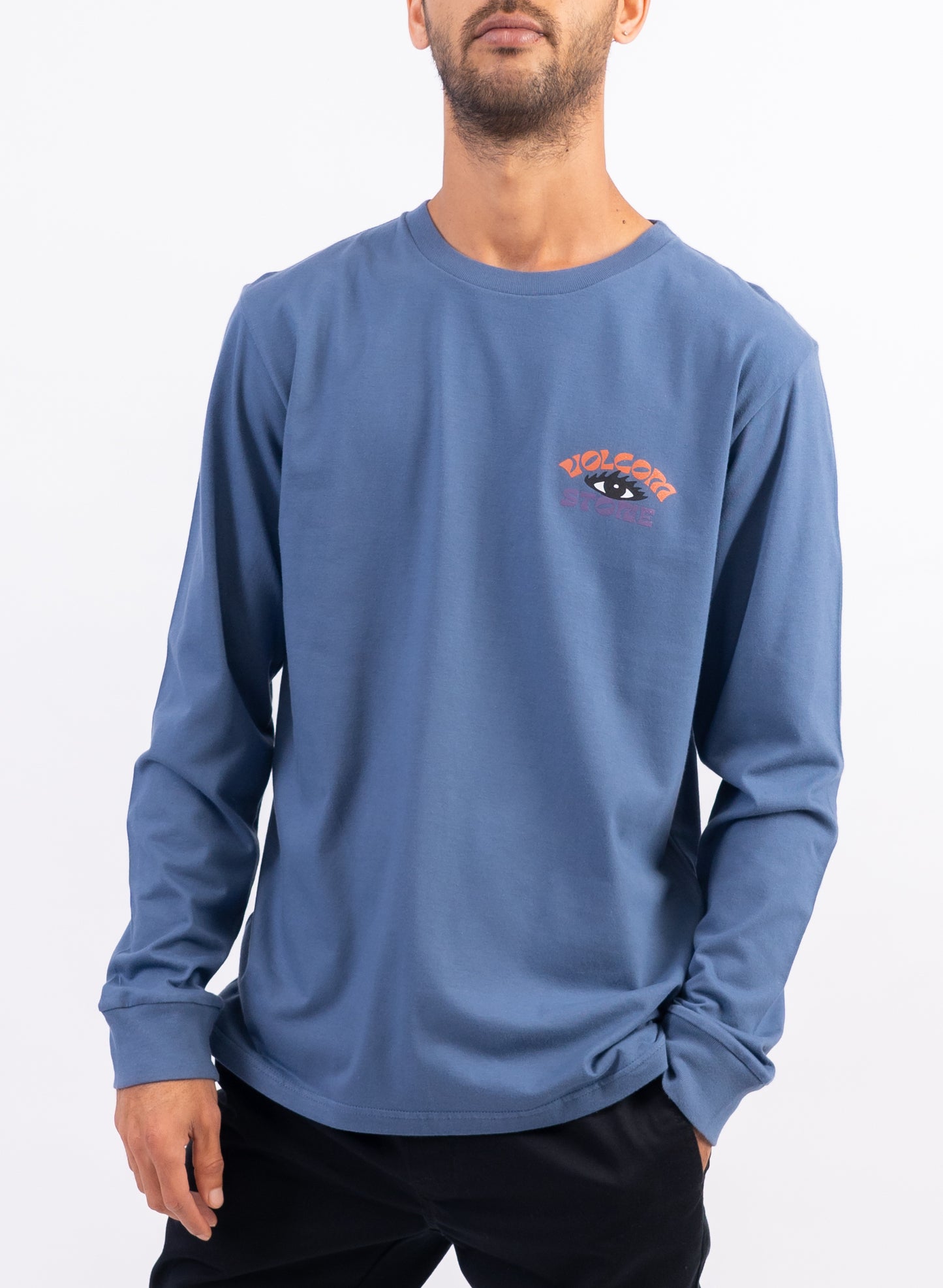 Visionary LS Tee in Blue