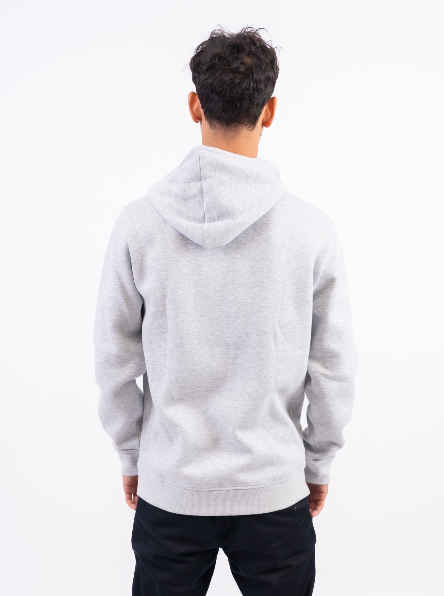 Foreman Fleece Hoodie in Heather Grey