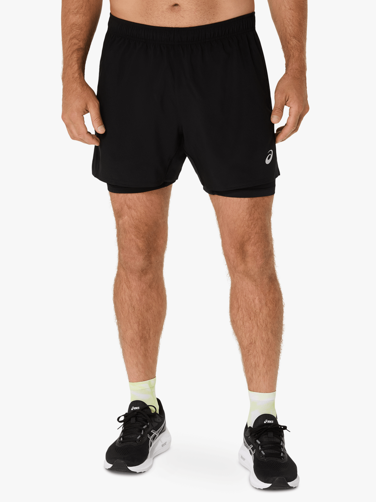 Core 2-N-1 5IN Shorts in Performance Black