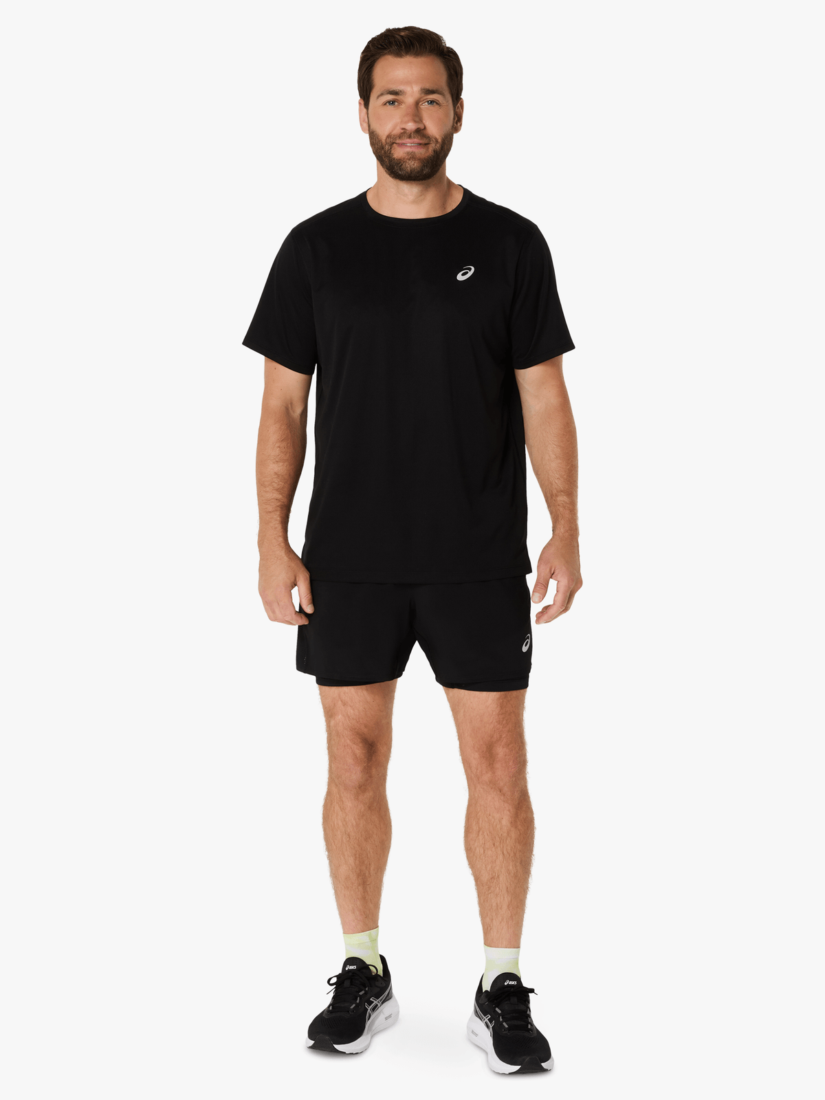 Core 2-N-1 5IN Shorts in Performance Black