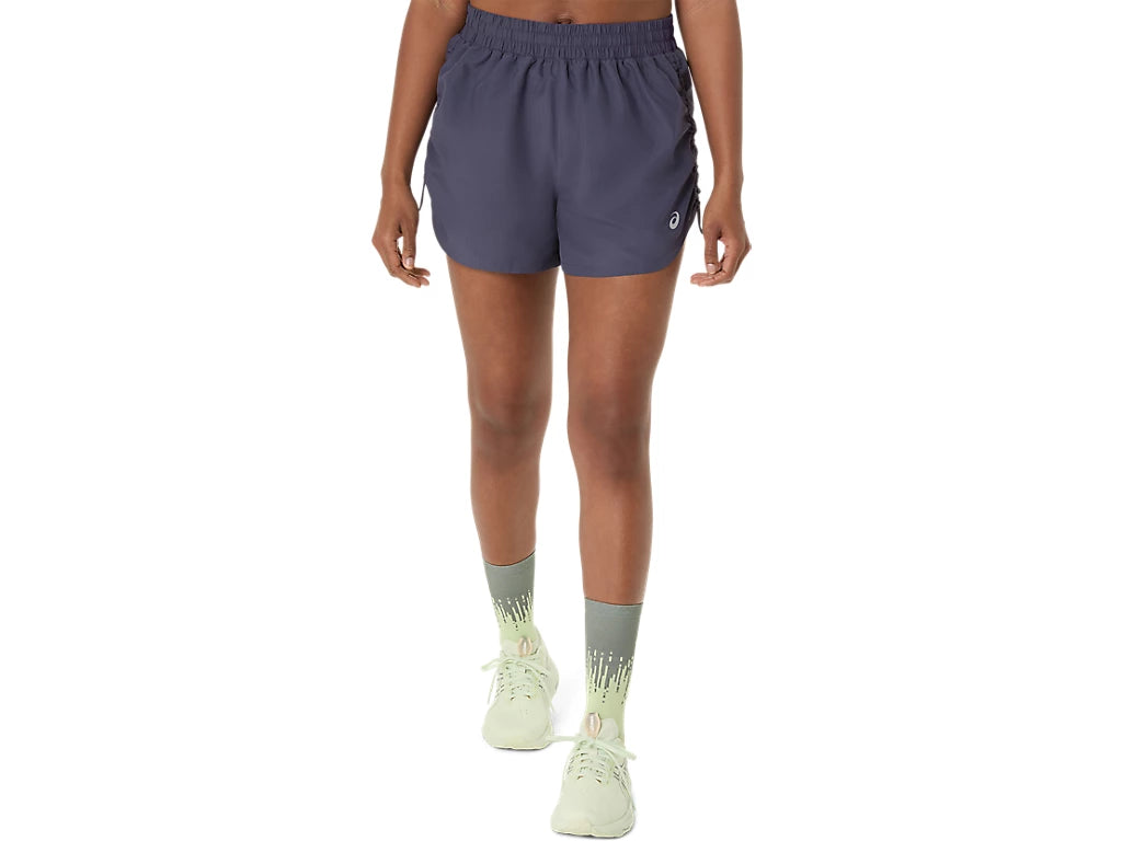 Nagino Run Adjustable 4in Shorts in Indigo Fog