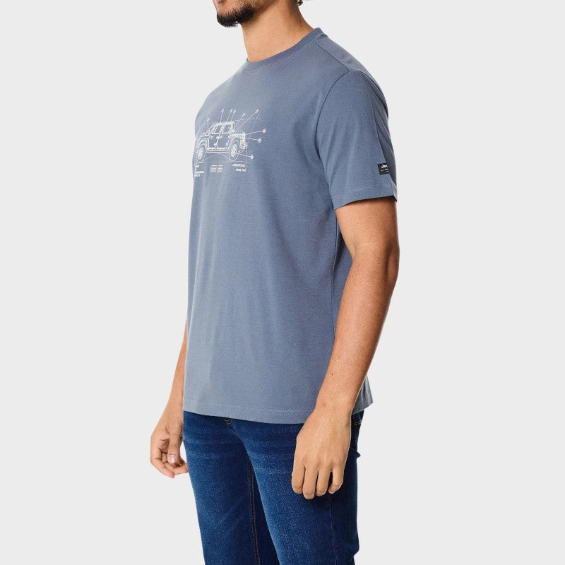 Anatomy Fashion Tee in Grey