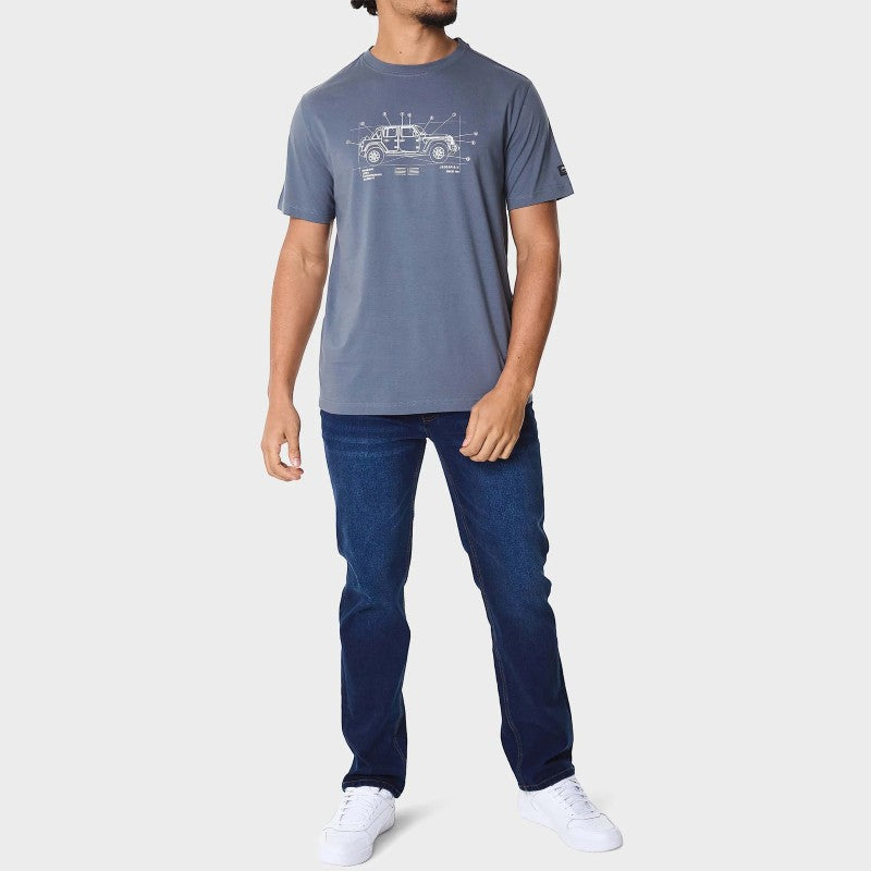 Anatomy Fashion Tee in Grey