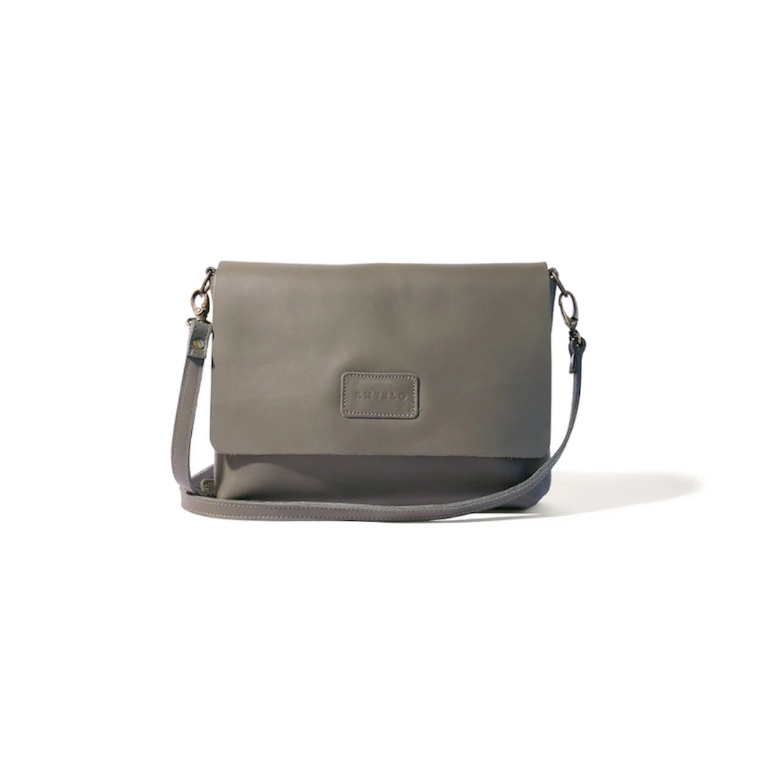 Jeanie XL Leather Crossbody in Khaki Green