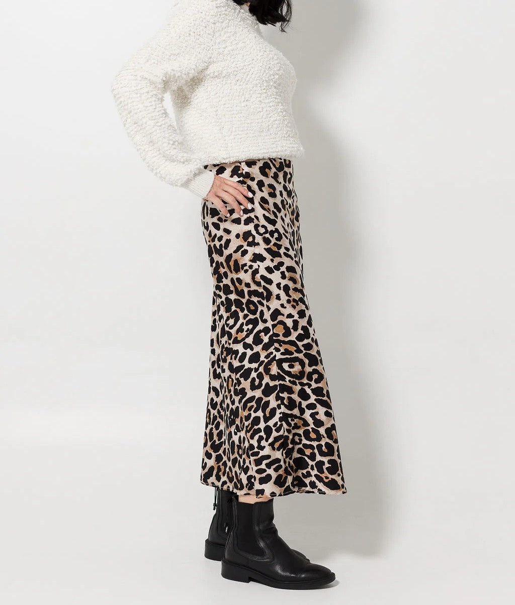 Bias Cut Skirt in Armani Animal