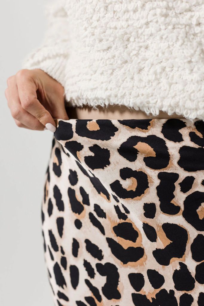 Bias Cut Skirt in Armani Animal