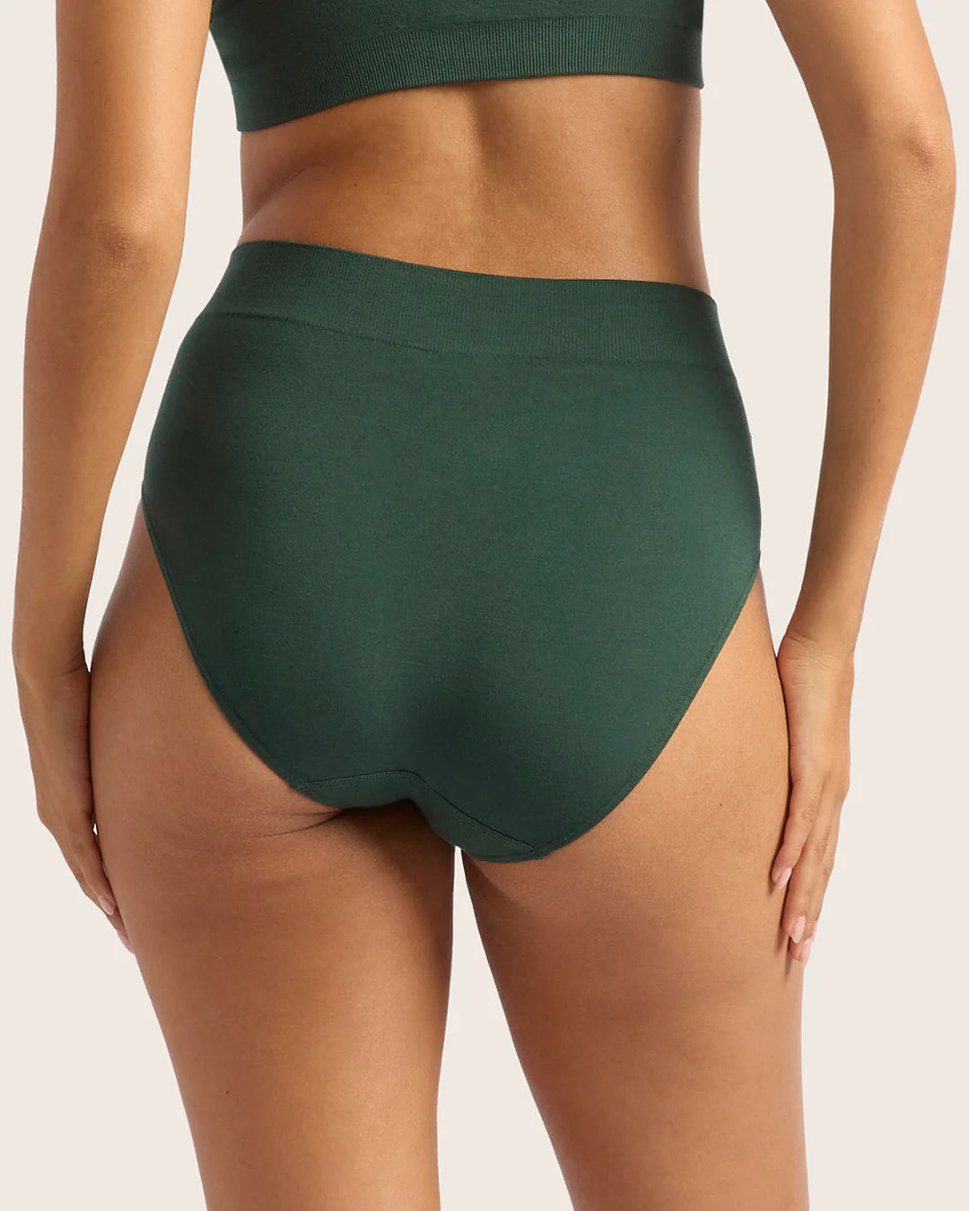 Bamboo Full Brief in Emerald Green