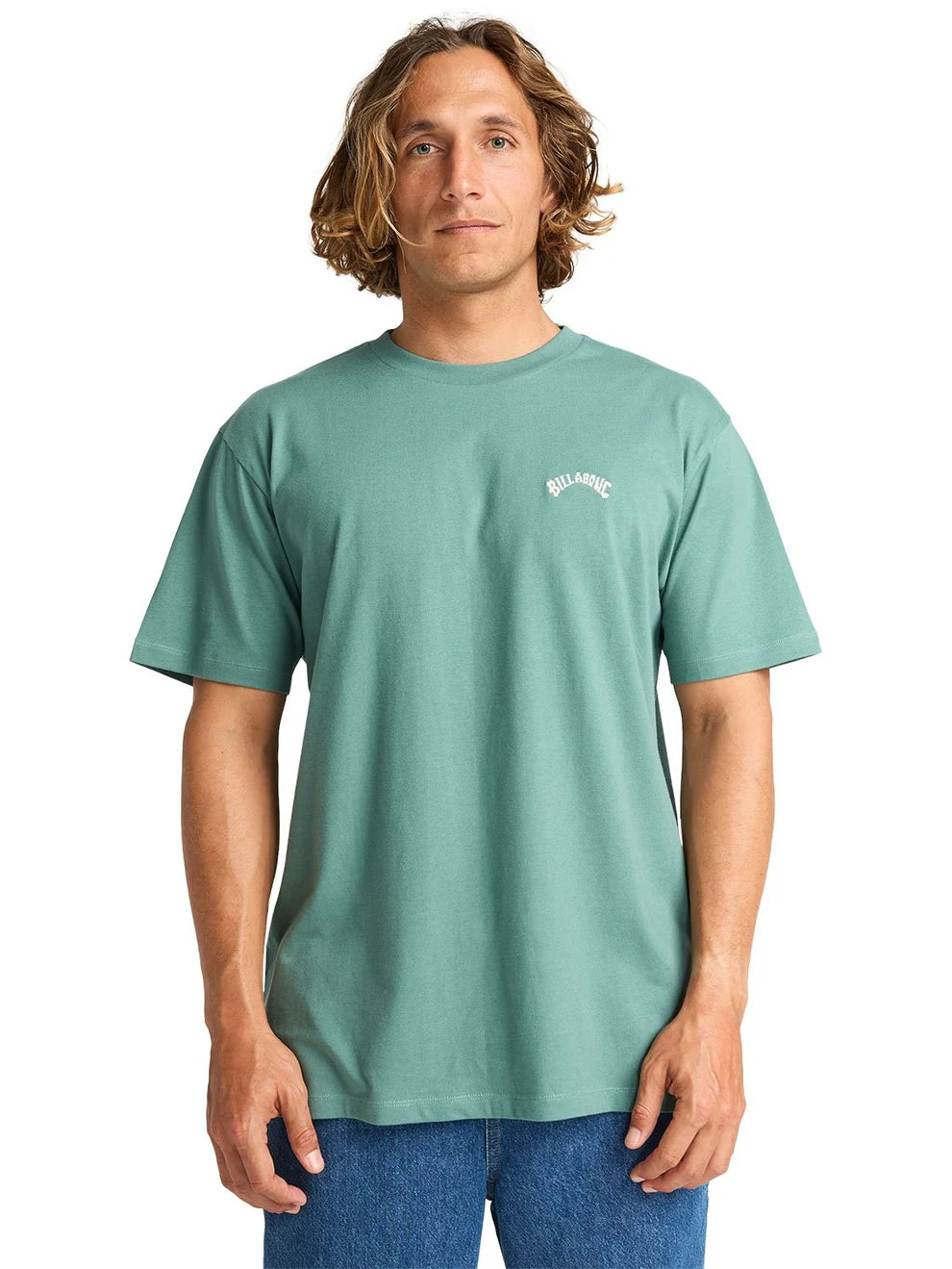 All Day Embroidered Tee in Sagebrush