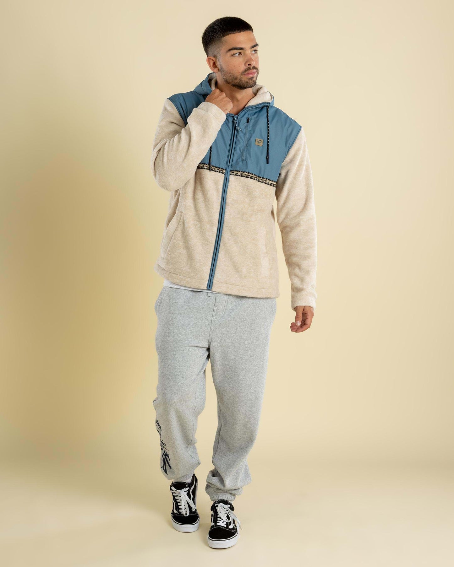 Boundary Lite Polar Fleece in Bleached Sand