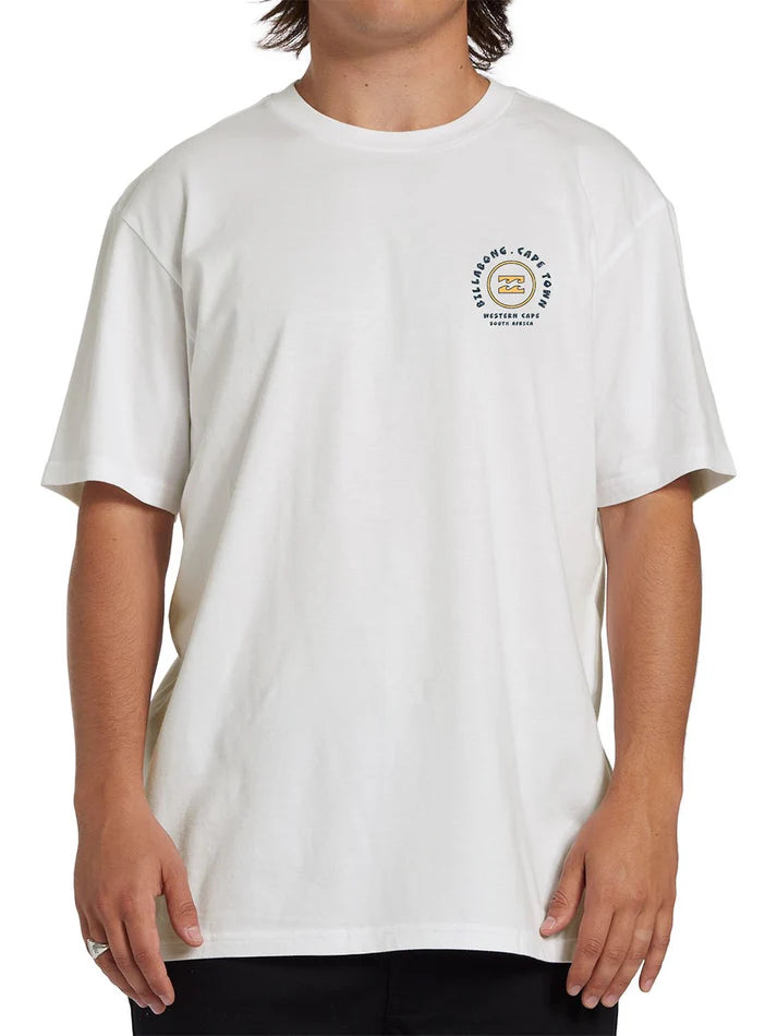 Surfs Up SS Tee in Whitecap