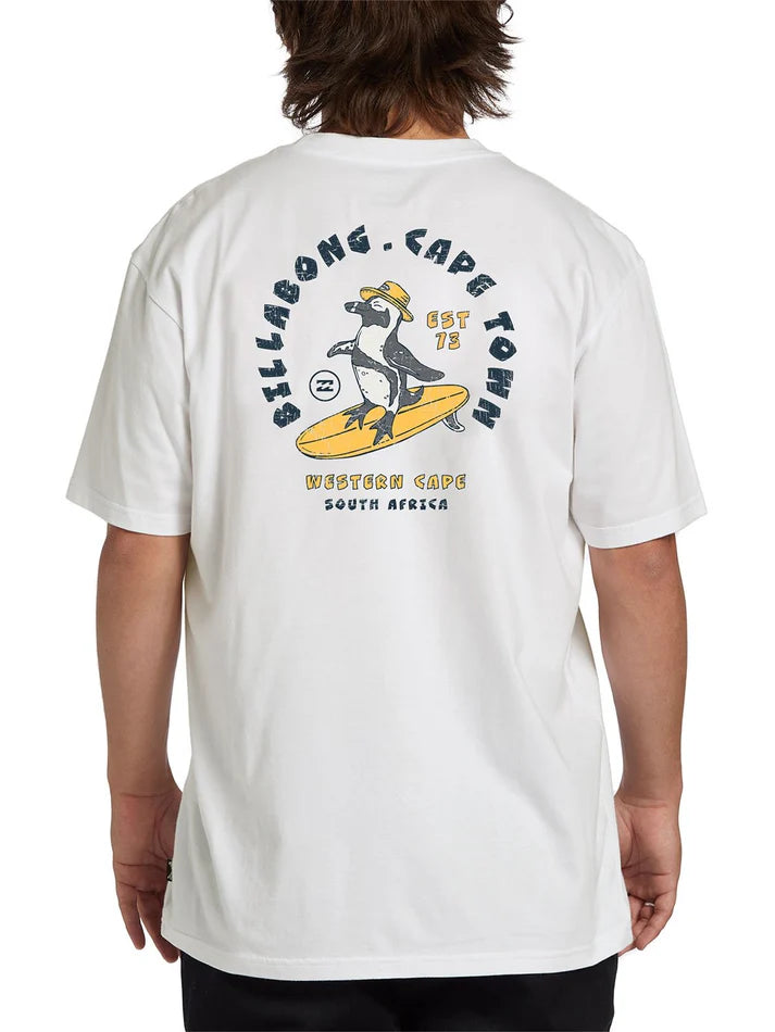 Surfs Up SS Tee in Whitecap