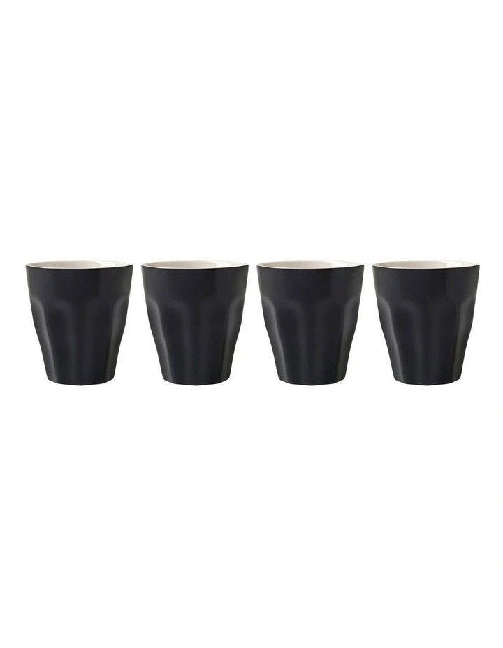 Blend Sala Set of 4 Latte Cups in Black