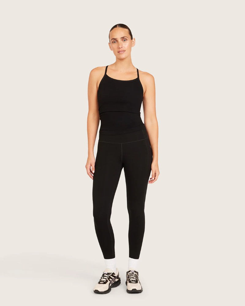 Forme High Waist Pocket Leggings in Black
