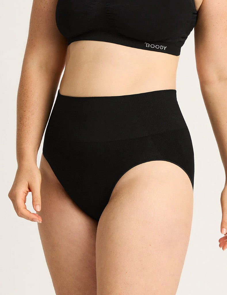 High Cut Full Briefs in Black