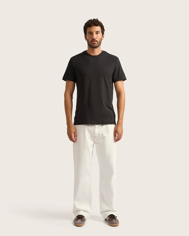 Classic Bamboo Crew Neck T-Shirt in Black