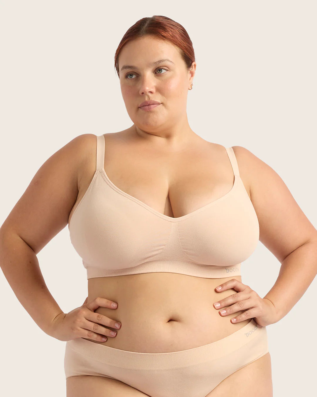 Wireless Full Bust T-Shirt Bra in Nude